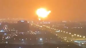 A sudden strong expression of emotion: Large Blast Heard In Dubai As Fire Erupts On Ship Causing Explosion That Rocks City 6abc Philadelphia