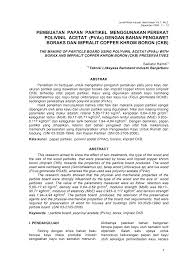 Jurnal riset industri hasil hutan vol.1, no.2, desember 2009 : 2