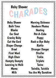 Gender Reveal Baby Shower Sweetbottoms Blog Baby Shower Charades Baby Shower Fun Baby Shower Games