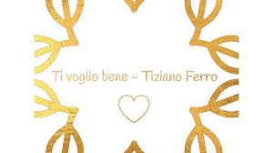 The album was a tremendous success in italy, topping the italian album chart and selling over 450,000 copies, surpassing the success of previous album, rosso relativo , in the country. Ti Voglio Bene Tiziano Ferro Lyrics Youtube