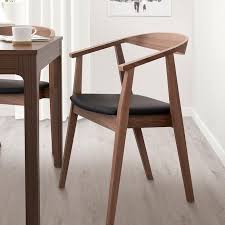 Stockholm Chair Walnut Ikea In 2020 Ikea Dining Chair Wooden Dining Chairs Upholstered Chairs Ikea