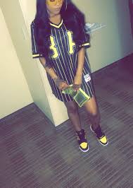 Black And Yellow Jordans 12 Shirt Follow Dejthebabe For More Yellow Fit Black Pyramid Jersey Outfit Yellow Jordans Girls Party Outfits Party Outfit College Black Girl Outfits