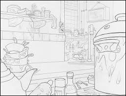 Moms, just point to the sign, and kids do the work. Messy Kitchen By Vangelo 18 On Deviantart