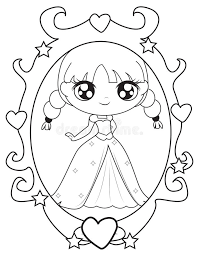 See more ideas about mirror, antique mirror, reverse painted. Princess In A Mirror Coloring Page Stock Illustration Illustration Of Closeup Colors 52718588