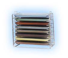 Shop tray stand holders at webstaurantstore, your resource for restaurant supplies and equipment. Plasdent Tray Rack For Size E Trays Long Side Loading 16 1 4 X 9 3 4 X Medical Supplies