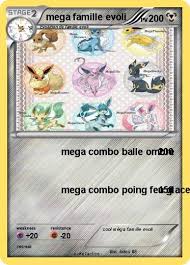Artwork d'évoli pour pokémon rouge feu et vert feuille. Pokemon Mega Famille Evoli