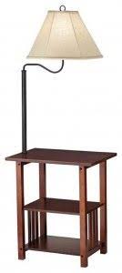 End Tables With Lamps Attached Table Design Ideas End Table With Lamp Floor Lamp Table Mission Style Living Room Vintage table with attached lamp.