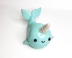 Shipping Included Made To Order Handsculpted Polymer Clay Narwhal Figurine Narwhal Decor Kid S Narwhal Gifts Polymer Clay Figures Clay Figures