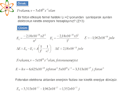 Bohr Atom Modeli Cozumlu Ornek Sorular 9 Sinif Kimya Atom Ve Ozellikleri Atom Modelleri Konu Anlatim Slayti 2019 2020