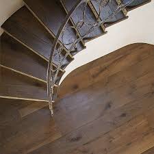 Manoir Flemish Gray Floors And Staircase In Santa Monica Residence Frenchoak Flooring Home Interiordesign Wood Floor H Grey Flooring Flooring Light Colored Wood
