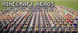 If a head is pushed by a piston or comes in contact with water or lava, it breaks off as an item. Minecraft Custom Heads Player Heads Custom Heads 1700 Minecraft Map