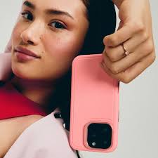 FUNDA SILICONA STACKS MAGSAFE IPHONE 16 PRO MAX ROSADO