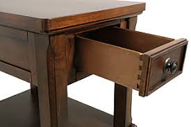 Five workable drawers make it packed with storage possibilities. Porter Coffee Table With 2 End Tables Ashley Furniture Homestore