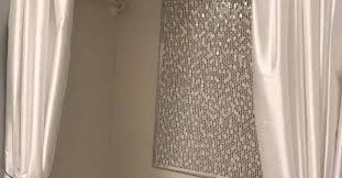 How To Make A Beautiful Shower Curtains Ceiling Tracks For Your Shower And Bath Diy Hometalk