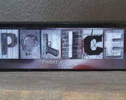 Police Decor Hunter Room Boy Room Police