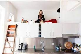 8 Creative Loft Ideas For Small Spaces With High Ceiling Kitchen Design Small Very Small Kitchen Design Home