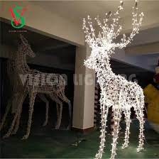 This raindrop chandelier is designed for large space home with staircases. Large Animal Led Reindeer Lights For Outdoor Christmas Decorations China Garden Decoration And Decorative Lights Price Made In China Com