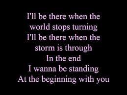 If i had swallowed up my pride i would have a chance to get my life back if i could mend all my mistakes i might find the strength at least to say goodbye. At The Beginning Lyrics Youtube