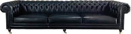 Vous pouvez le retrouver sous différentes formes, que ce soit un canapé en cuir 2 ou 3 places, un canapé convertible en cuir pour un couchage de grande qualité ou encore un canapé d'angle en cuir pour apporter de la. Casa Padrino Canape En Cuir Chesterfield De Luxe Noir Vintage Canape De Salon En Cuir Veritable Avec Roulettes Meubles Chesterfield De Luxe