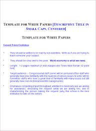 White Paper Template Word Excel Word Templates