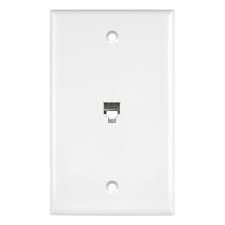 They come in both, small sizes fit for homes, and larger the. 1 Gang Single Rj11 Telephone Jack 6p6c Wall Plate Wiring Devices Lighting Controls Smart Home Topgreener