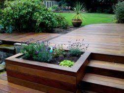 Merbau Timber Decking Stairs And Planter Box Deck Garden Deck Designs Backyard Decks Backyard