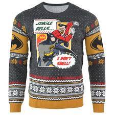 Don't miss out on incredible deals on steelbooks, merchandise and more! Batman I Don T Smell Christmas Jumper Ugly Sweater Numskull