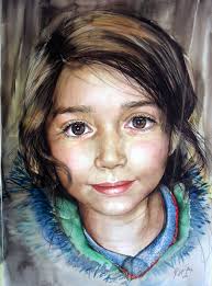 15 ideas de Rostros en Acuarela