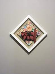 Framed Graduation Cap In Shadow Box Shadow Box Graduation Graduation Cap Shadow Box Display Graduation Photo Frame