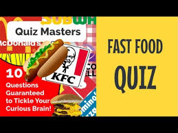 By rafif posted on june 9, 2021. Quiz Masters Fast Food Quiz Youtube