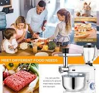 Factory Customization Kitchen Electric Cake Mixer Machines 5.5L 6.2L SUS304 Bowl Multifunction Stand Food Mixers