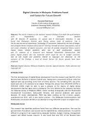 See reviews and photos of libraries in malaysia, asia on tripadvisor. Pdf Digital Libraries In Malaysia Problems Faced And Factors For Future Growth Nadatul Syima Academia Edu