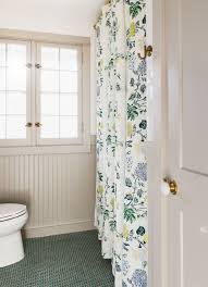 The Tree House Bathroom Reveal In 2020 Extra Long Shower Curtain Long Shower Curtains Pretty Shower Curtains