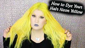 Customers always find it a comfort to shop ethically, and when the ingredients are natural and vegan, it means your hair will remain stronger and safer during the. How To Dye Your Hair Neon Yellow Youtube