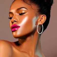 Women 40MM Hoop Earrings in 14ct White Gold : SZUL: Amazon.co.uk: Fashion