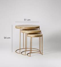 Mondo Bone Inlay Iron Side Table Set Swoon Editions Moveis De Luxo Mesa De Marmore Mesa De Canto