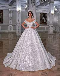 Sperkle Lace Ball Gown Wedding Dress Vladiyan Wedding Dresses Wedding Dresses Lace Ballgown Dresses
