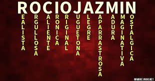 Que Significa Rocio Jazmin