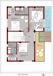 3 Bedroom Duplex House With Swimming Pool In 200 Sq Yards Plot Houzone House Plans Custom Design House Plans Duplex House Plans