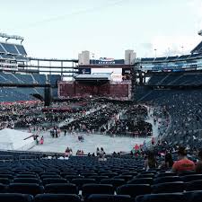 Gillette Stadium Section 140 Row 35 Seat 11 One Direction