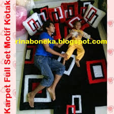 Karpet bulu karakter harga karpet bulu rasfur jual sumber : Harga Karpet Rasfur Motif Kotak Rina Boneka