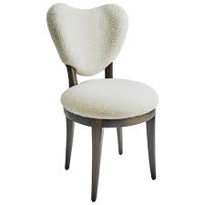 Contemporary Coy Chair White Sheepskin Upholstered Dining Chair Or Side Chair Dining Room Chairs Modern Dining Chairs Upholstered Dining Chairs