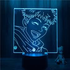 We buy, test, and write reviews. Lampu Malam 3d Anime Jujutsu Kaisen Itadori Yuji Gambar Senyum Bahagia 7 Warna Lampu Meja Ilusi Optik Sentuh Hadiah Dekorasi Ruangan Li Lampu Malam Aliexpress