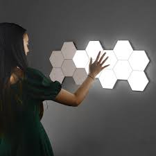 Hexagon rgb led is a modular touch screen wall light. Quantum Light Helios Touch Sensitive Sensor Led Panel Light Modular Hexagonal Magnetic Lights Diy Creative Wall Lamp Painel Led Led Panel Lights Aliexpress