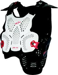 Alpinestars A 4 Chest Protector White Black Red