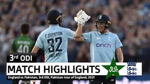 England vs pakistan 3rd odi highlights. England Vs Pakistan 3rd Odi 2021 Highlights Eng Vs Pak 3rd Odi 2021 Highlights 2021 Eng Vs Pak Youtube