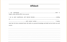 An affidavit is basically a legal document that is sworn in front of a public legal figure for it to become enforceable. Sworn Affidavit Template Saps