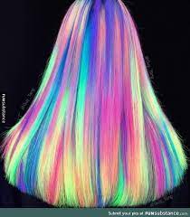 Blacklight Hair Color By Hairstylist Guy Tang Funsubstance Neon Hair Color Rainbow Hair Color Neon Hair