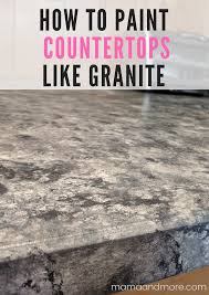 Here's how our customization process works. How To Paint Your Countertops Like Granite Mama And More