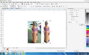 1.masuk ke aplikasi corel draw. Cara Menyeleksi Menghilangkan Background Pada Foto Dengan Corel Draw